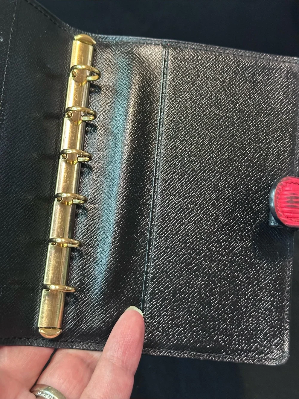 Louis Vuitton Pink Red Epi Agenda/Planner/Passport Cover PM